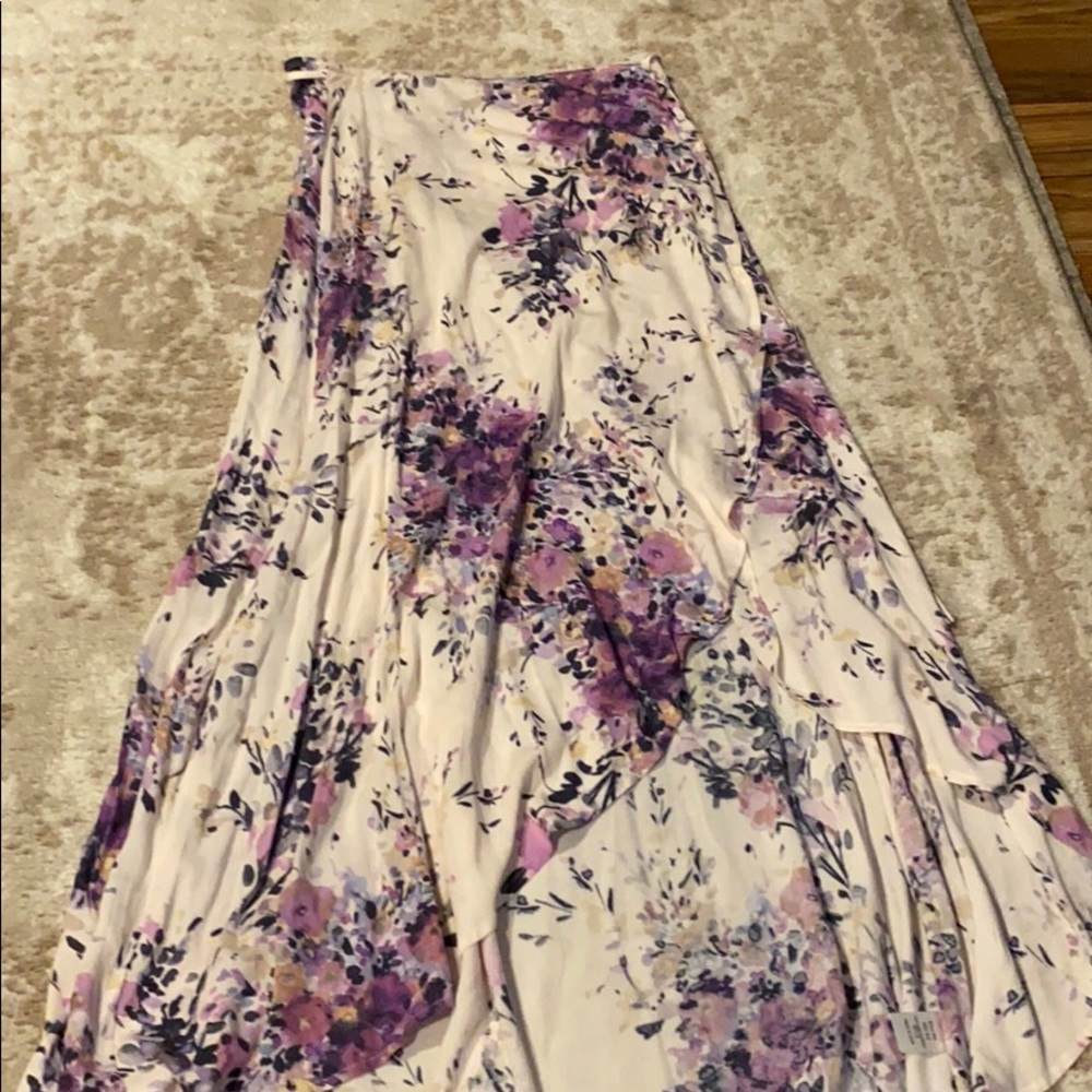 Lulus Floral Maxi Skirt